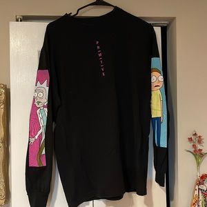 RICK AND MORTY black tshirt